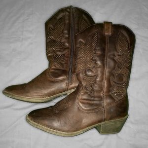 Brown Cowgirl/Cowboy Boots 🌸 Size US 8